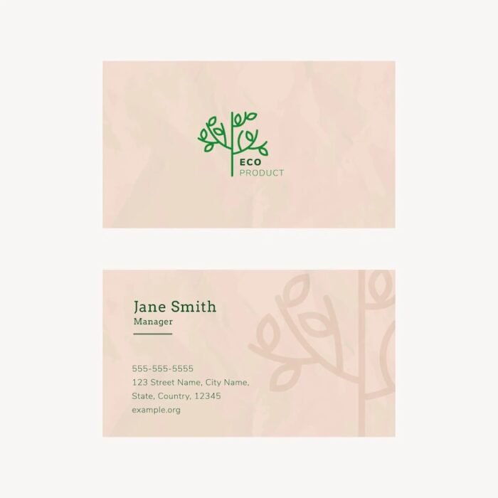 Ecofriendly  Business cards - Image 5