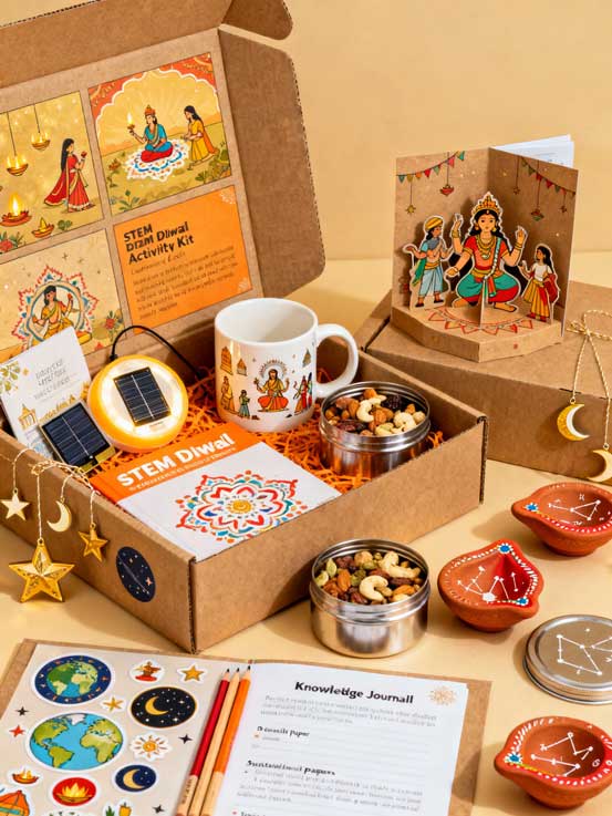 Educational eco diwali gift box
